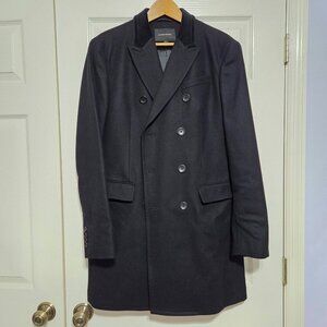 Banana Republic Double-Breasted Wool Overcoat, M-Tall